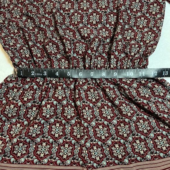 O'drey & Aggi Floral Print Playsuit Romper Size S Boho Festival Colorful Party - Picture 9 of 12